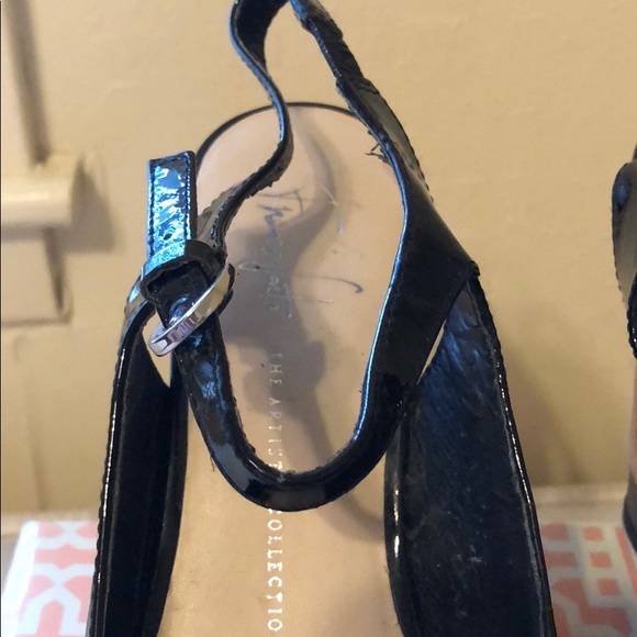 Franco Sarto open toe sling back wedge - Picture 4 of 5